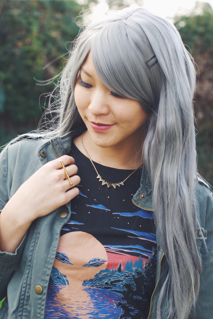 Tee Fury X-Files Shirt with Grey Wig