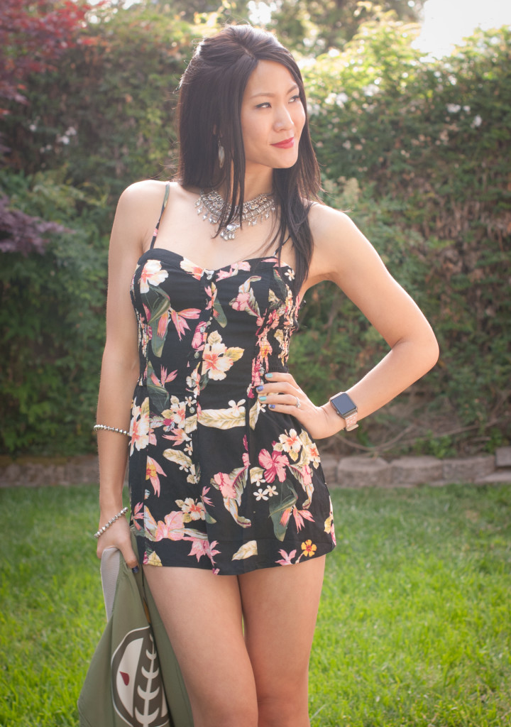 Boba Fett Jacket and Floral Romper