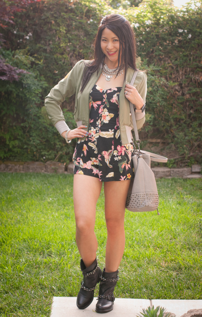 Boba Fett Jacket and Floral Romper