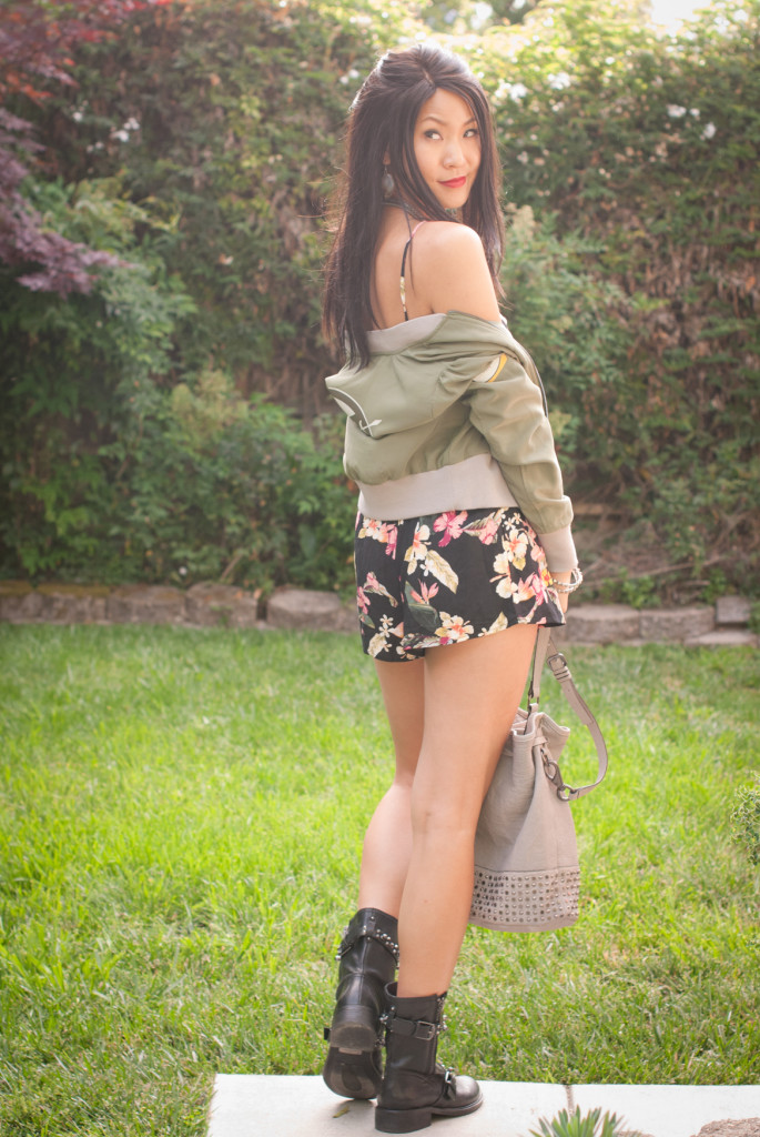 Boba Fett Jacket and Floral Romper