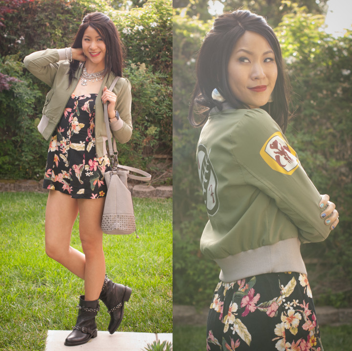 Boba Fett Jacket and Floral Romper