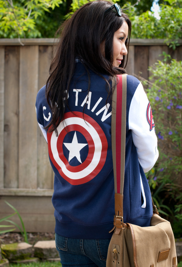 Team Captain America Civil War Varsity Jacket