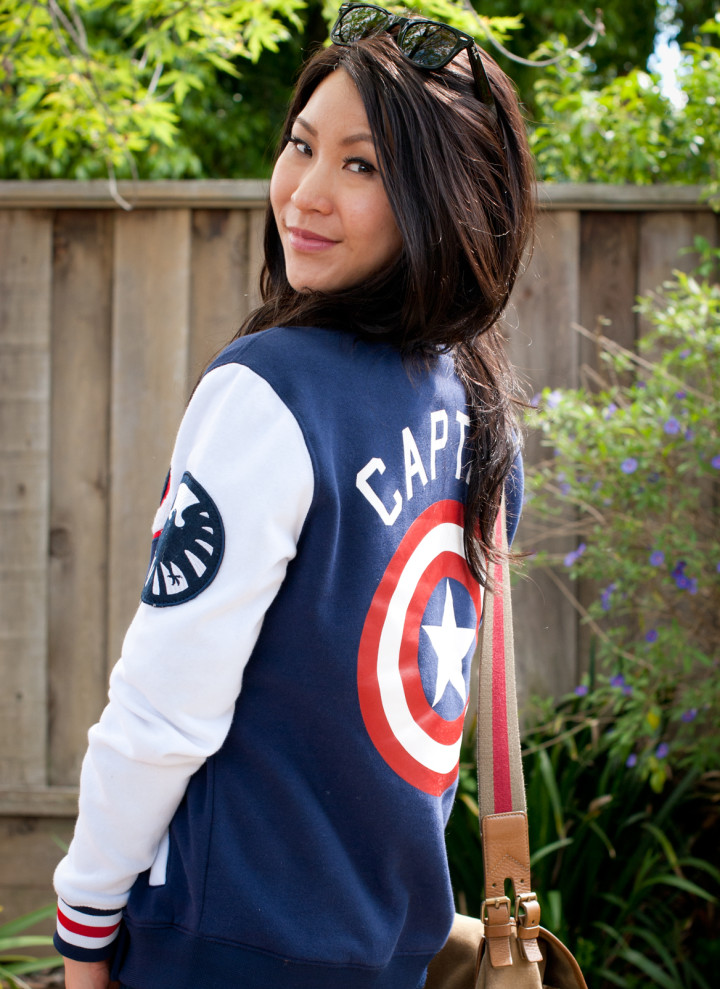 Captain America Varsity Jacket