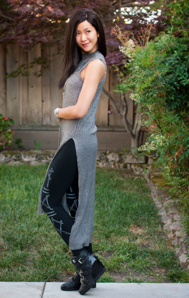 Game of Thrones inspired outfit - high slit tunic