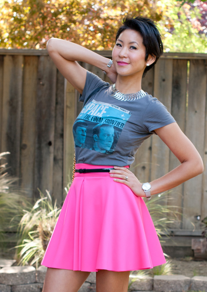 Star Trek Tee and Skirt Outfit