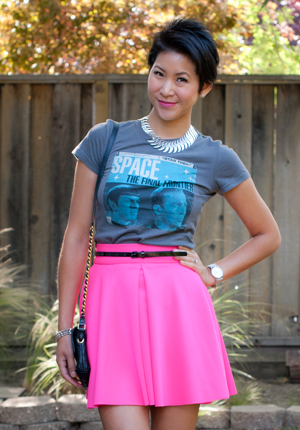 Star Trek Tee and Skirt Outfit