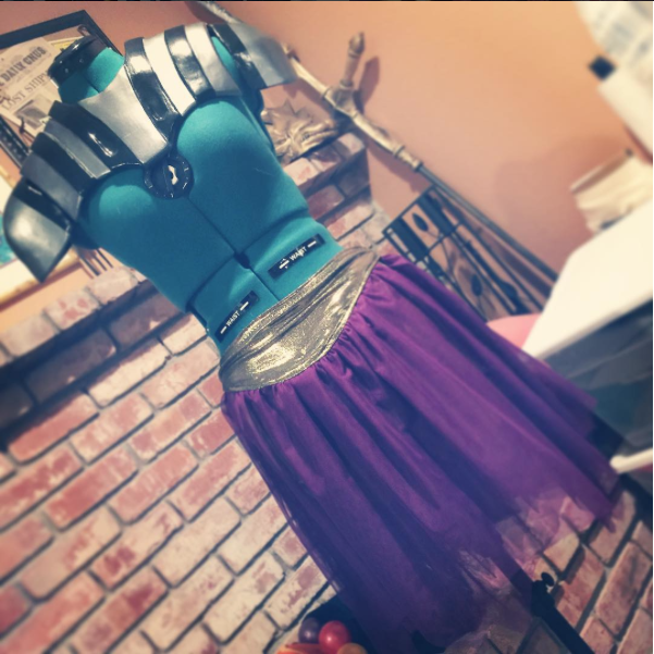 Slave Leia running skirt tutorial