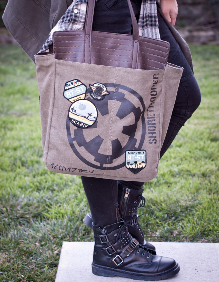 Loungefly Star Wars Rogue One story canvas tote 