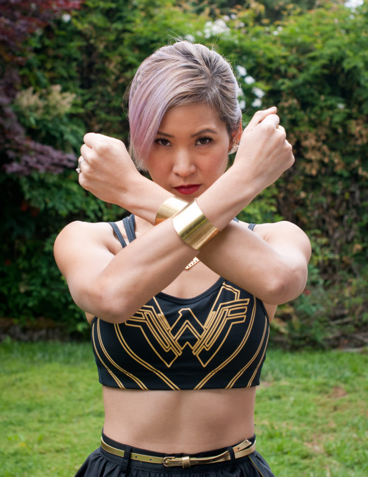 Gap x Wonder Woman collection sports bra 