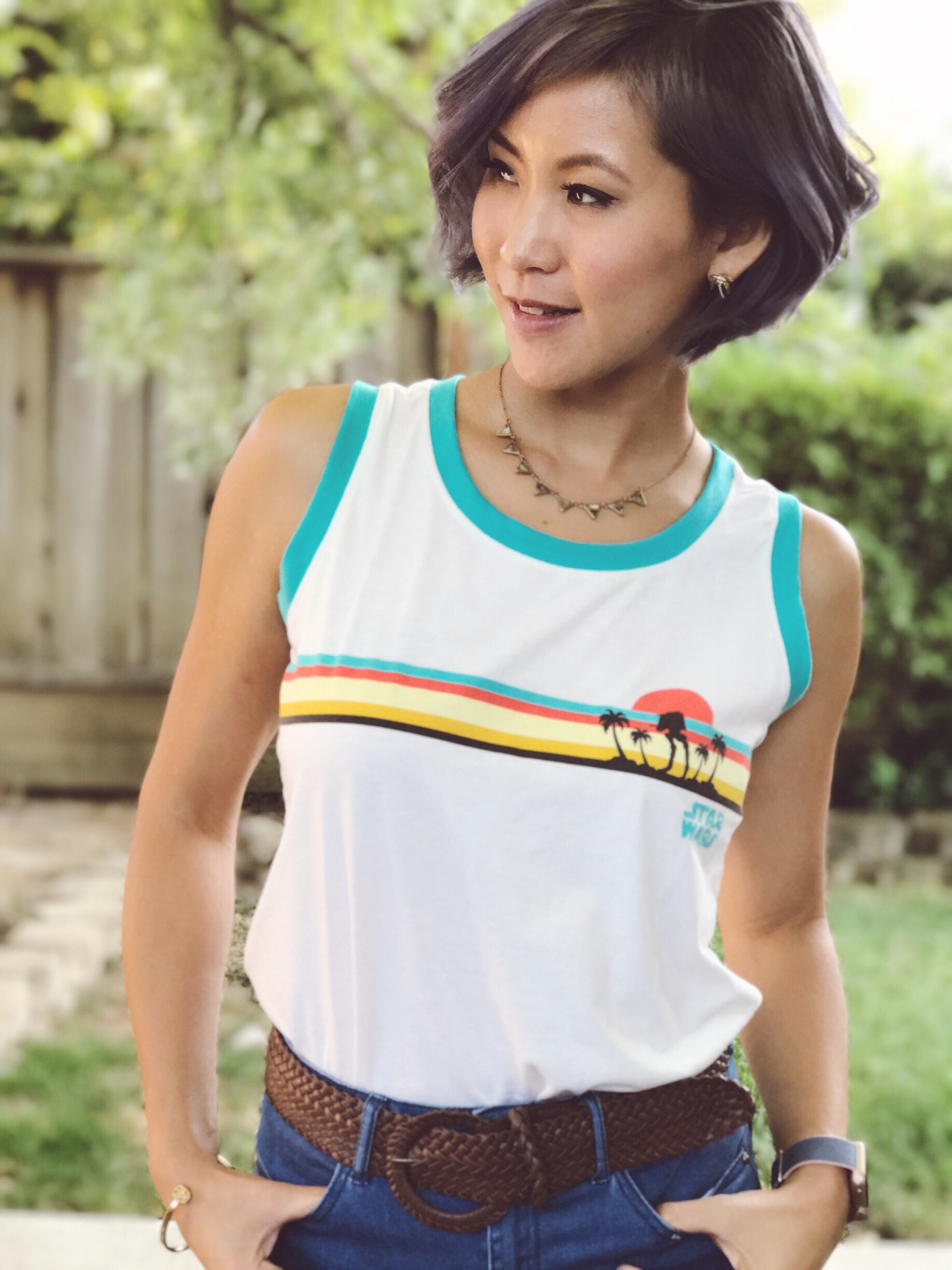 AT-ST Tropics Her Universe Tank Top Outfit