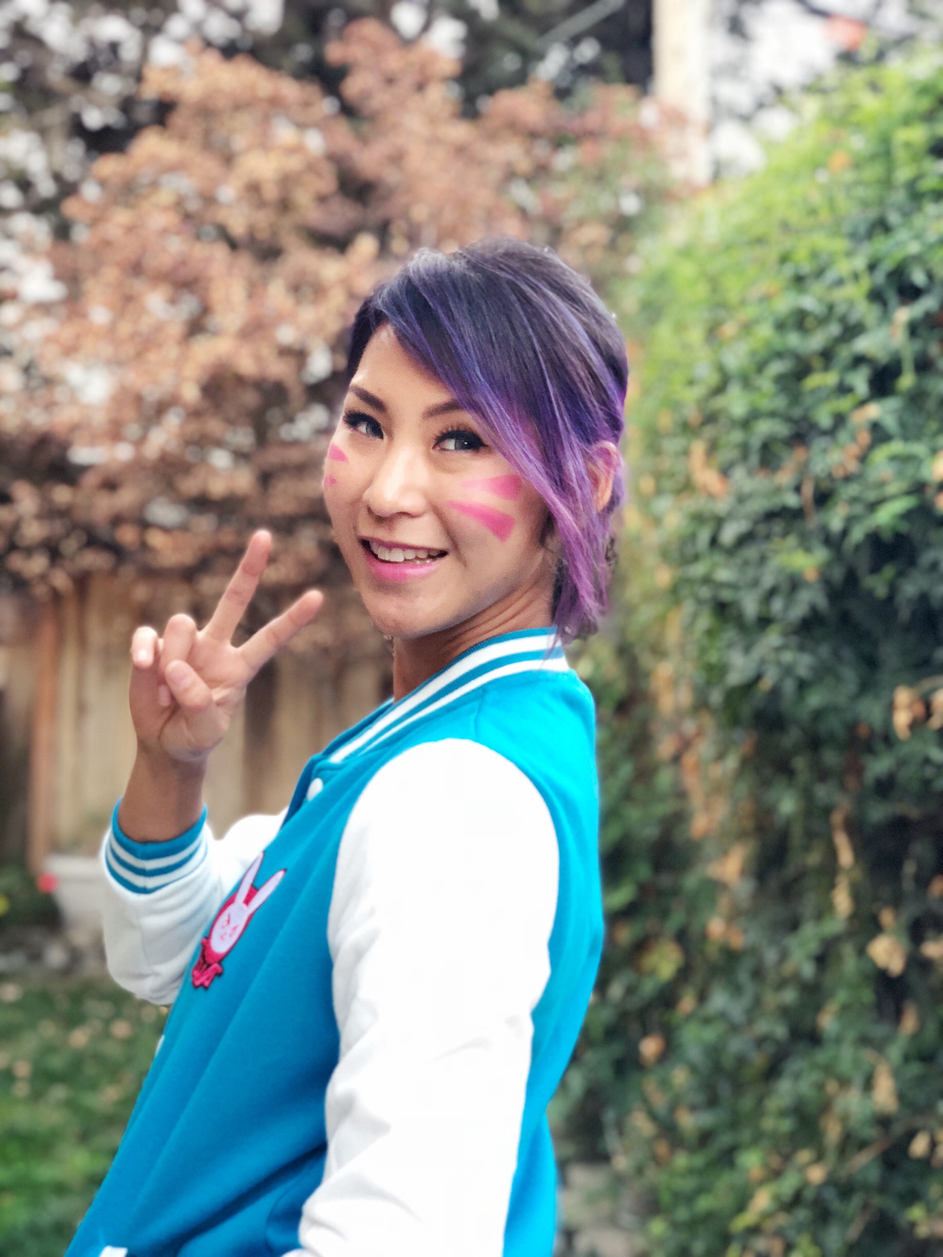 D.Va Casual cosplay bomber jacket