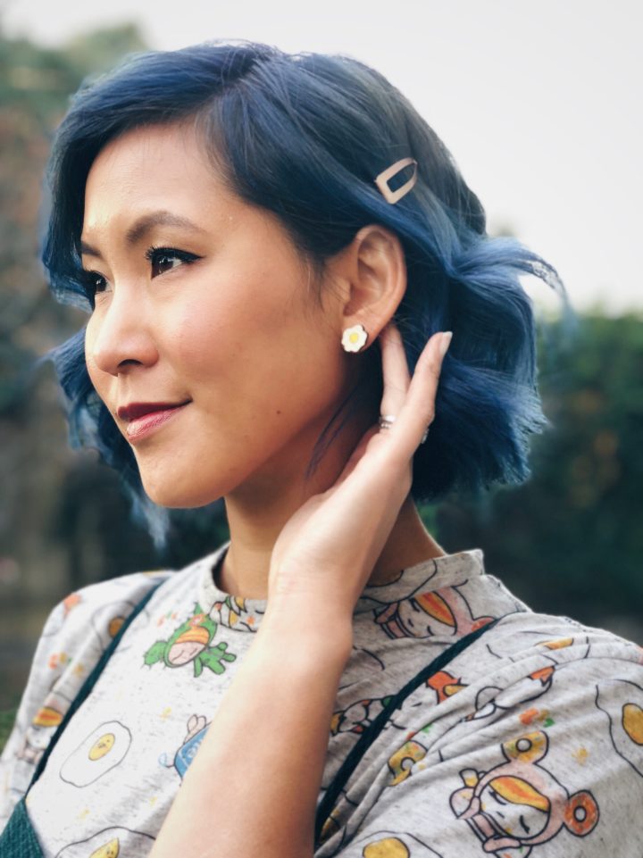 Sanrio Gudetama x Tokidoki shirt with Plaid dress