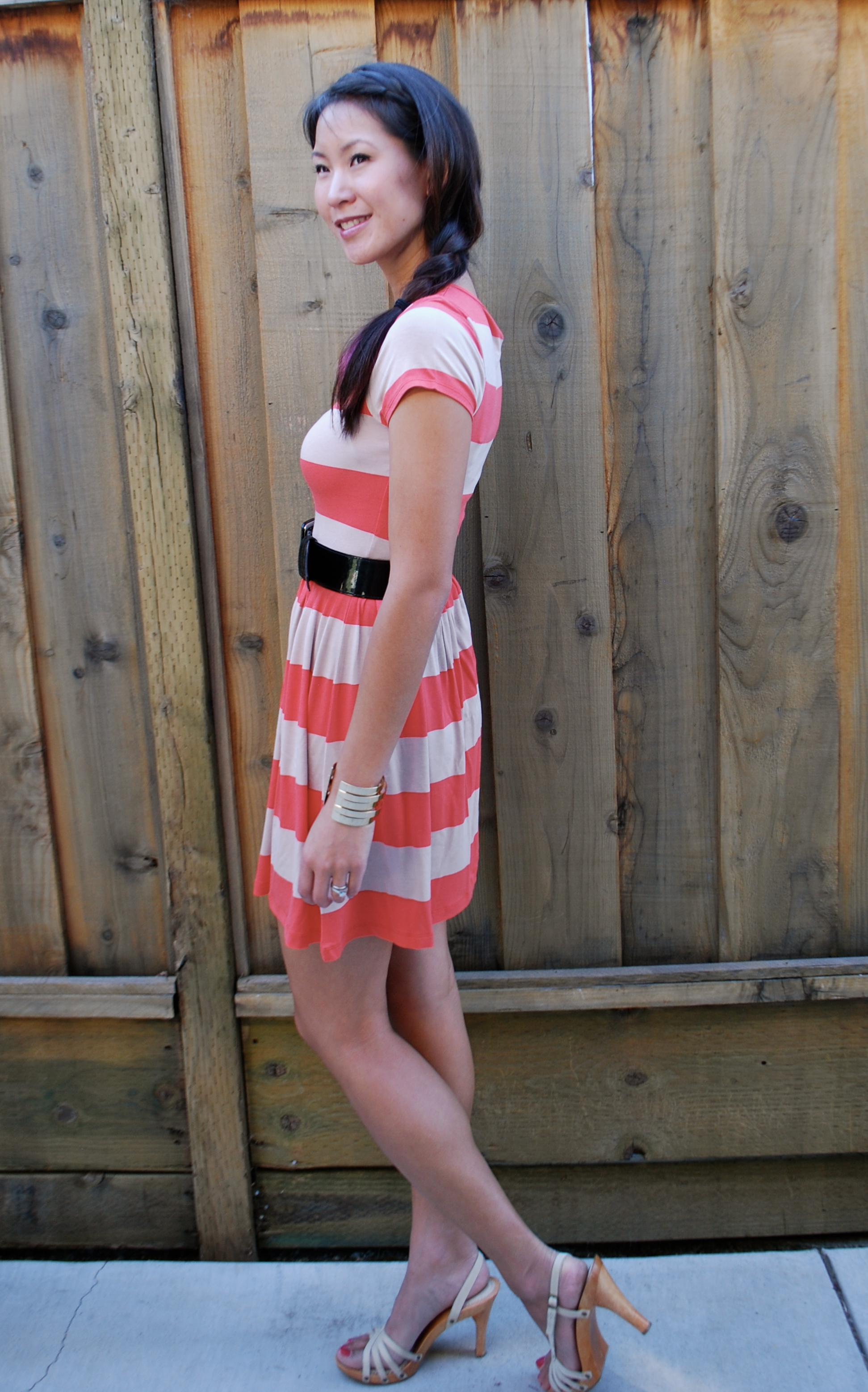 Take It or Sleeveless Dress in Creamsicle
