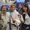 Female Han Solo, Luke Skywalker, and Yoda Cosplay - San Diego Comic Con 2012